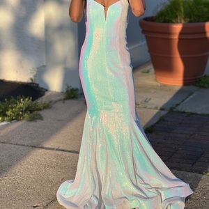 A beautiful prom dress